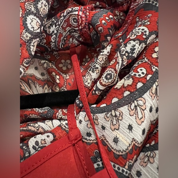 Loft Babydoll Long Sleeve Dress Silver Sparkle Paisley Short New Size XXS Petite - Picture 10 of 14